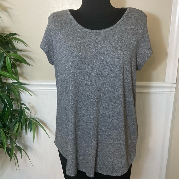 Artisan NY Ladies gray essential short‎ sleeve T-shirt, size Large - Picture 1 of 9